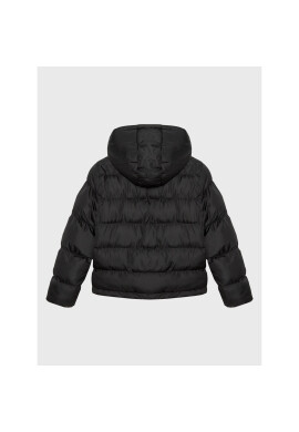 Blue Seven Пухено яке 597041 Черен Regular Fit - Pepit.bg