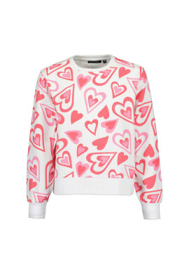 Blue Seven Суитшърт 523046 X Бял Regular Fit - Pepit.bg