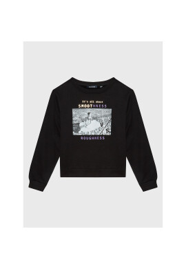 Blue Seven Суитшърт 570124 Черен Regular Fit - Pepit.bg