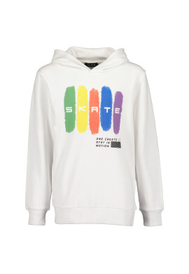 Blue Seven Суитшърт 623061 X Бял Regular Fit - Pepit.bg