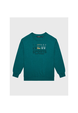 Blue Seven Суитшърт 670191 Зелен Regular Fit - Pepit.bg