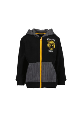 Blue Seven Суитшърт 817619 X Черен Regular Fit - Pepit.bg