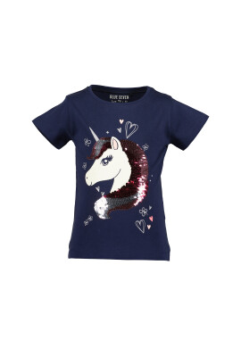 Blue Seven Тишърт 702263 X Тъмносин Regular Fit - Pepit.bg