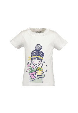 Blue Seven Тишърт 702280 X Бял Regular Fit - Pepit.bg