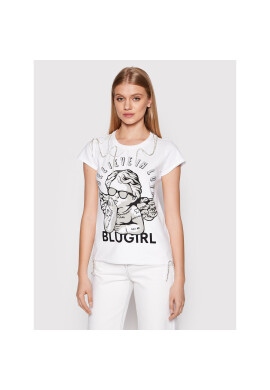 Blugirl Blumarine Тишърт RA2185-J6450 Бял Regular Fit - Pepit.bg