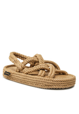 Bohonomad Сандали Bodrum Platform Sandal BOD.0012.PRS Бежов - Pepit.bg