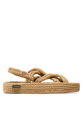 Bohonomad Сандали Bodrum Platform Sandal BOD.0012.PRS Бежов - Pepit.bg