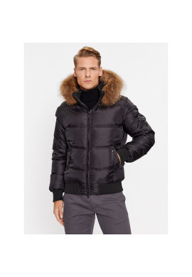 Bomboogie Пухено яке JM603PTNIW3 Черен Regular Fit - Pepit.bg