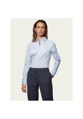Boss Блуза Bashina6 50290338 Син Slim Fit - Pepit.bg