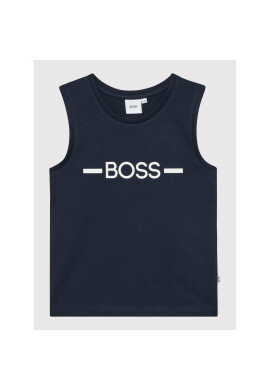 Boss Блуза J25N28 D Тъмносин Regular Fit - Pepit.bg