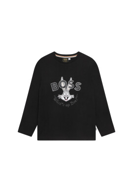 Boss Блуза J25O23 S Черен Regular Fit - Pepit.bg