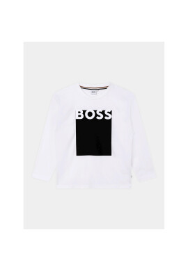 Boss Блуза J25O75 D Бял Loose Fit - Pepit.bg