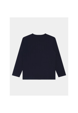Boss Блуза J25P25 D Тъмносин Regular Fit - Pepit.bg
