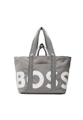 Boss Дамска чанта Deva Ew Tote 50486142 Сив - Pepit.bg
