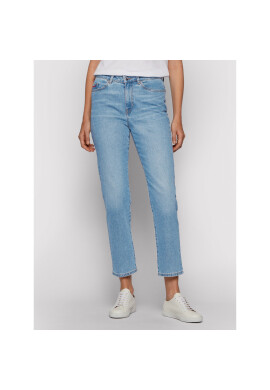 Boss Дънки Straight Crop Vd 50452525 Син Regular Fit - Pepit.bg