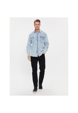 Boss дънкова риза 50489489 Син Relaxed Fit - Pepit.bg