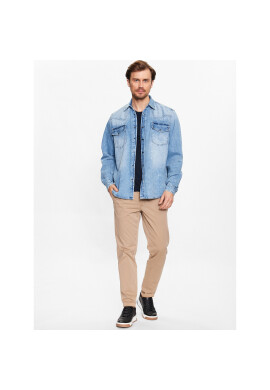 Boss дънкова риза Lebop 50495881 Син Relaxed Fit - Pepit.bg