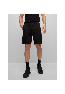 Boss Спортни шорти Headlo Mirror 50486858 Черен Regular Fit - Pepit.bg
