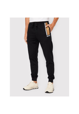 Boss Долнище анцуг Authentic 50480550 Черен Regular Fit - Pepit.bg