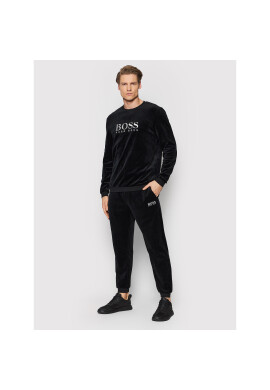 Boss Долнище анцуг Velour 50442821 Черен Regular Fit - Pepit.bg