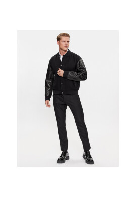 Boss Яке бомбър Motiver1 50499589 Черен Regular Fit - Pepit.bg