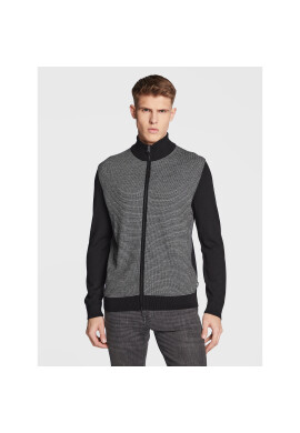 Boss Кардиган Ladriano 50477364 Черен Regular Fit - Pepit.bg