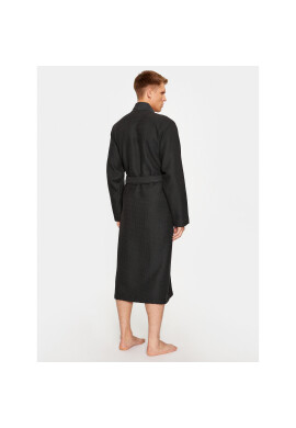 Boss Халат Waffle Kimono 50469787 Черен - Pepit.bg
