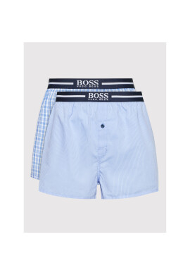 Boss Комплект 2 чифта боксерки Ew 2P 50388953 Син - Pepit.bg