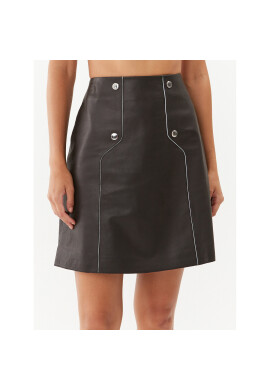 Boss Кожена пола Seminta 50495166 Черен Regular Fit - Pepit.bg