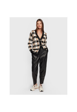 Boss Кожени панталони Sistine 50476100 Черен Regular Fit - Pepit.bg