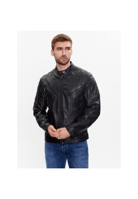 Boss Кожено яке 50485083 Черен Slim Fit - Pepit.bg