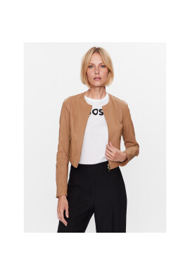 Boss Кожено яке 50489103 Кафяв Regular Fit - Pepit.bg