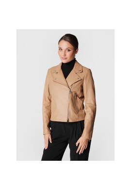 Boss Кожено яке C_Saleli1 50457105 Бежов Regular Fit - Pepit.bg