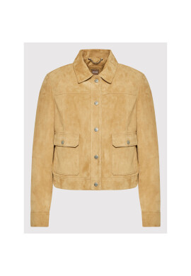 Boss Кожено яке C_Sataka 50472040 Кафяв Regular Fit - Pepit.bg