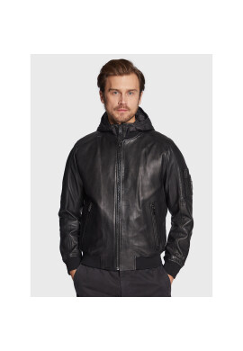 Boss Кожено яке Jagor 50476995 Черен Regular Fit - Pepit.bg