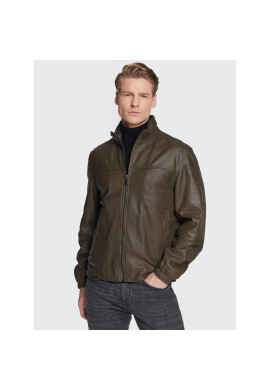 Boss Кожено яке Jasis 50476955 Кафяв Regular Fit - Pepit.bg