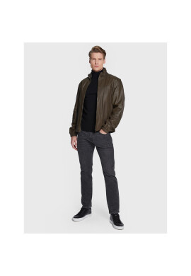 Boss Кожено яке Jasis 50476955 Кафяв Regular Fit - Pepit.bg