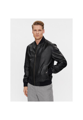 Boss Кожено яке Jogipi 50498511 Черен Regular Fit - Pepit.bg