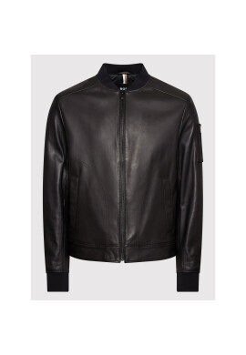 Boss Кожено яке Malba 50469844 Черен Regular Fit - Pepit.bg