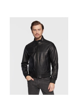 Boss Кожено яке Mapson 50476787 Черен Regular Fit - Pepit.bg