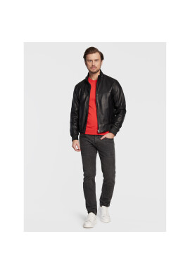Boss Кожено яке Mapson 50476787 Черен Regular Fit - Pepit.bg