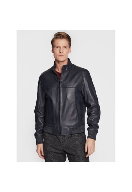 Boss Кожено яке Mapson 50476787 Тъмносин Regular Fit - Pepit.bg