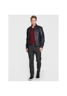 Boss Кожено яке Mapson 50476787 Тъмносин Regular Fit - Pepit.bg