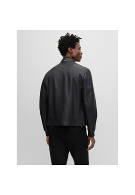 Boss Кожено яке Mapson2 50494120 Черен Regular Fit - Pepit.bg
