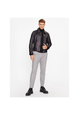 Boss Кожено яке Mapson3 50499425 Черен Regular Fit - Pepit.bg
