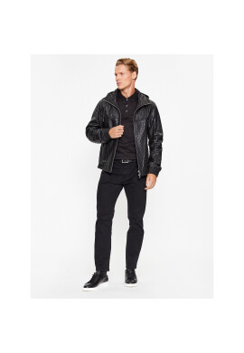 Boss Кожено яке Martel 50497890 Черен Regular Fit - Pepit.bg