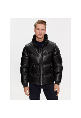 Boss Кожено яке Mufaro 50504925 Черен Regular Fit - Pepit.bg