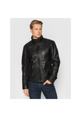 Boss Кожено яке Joles 1 50448034 Черен Regular Fit - Pepit.bg