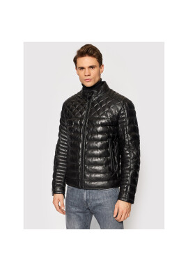 Boss Кожено яке Jonn 50456853 Черен Slim Fit - Pepit.bg