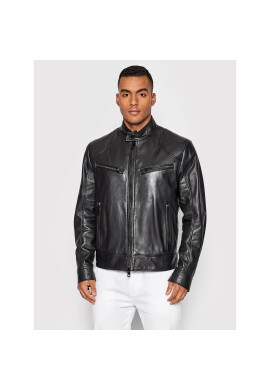 Boss Кожено яке Malton 50469834 Черен Regular Fit - Pepit.bg